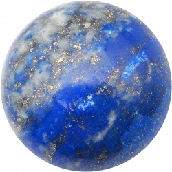 Cabochon pour collier interchangeable Yola - diamètre 20mm - lapis