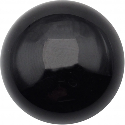 Cabochon pour collier interchangeable Yola - diamètre 20mm - onyx