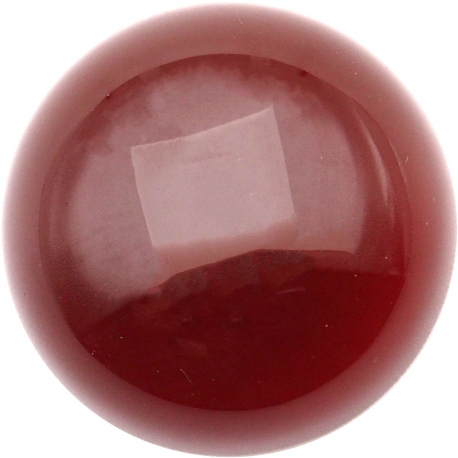 Cabochon pour collier interchangeable Yola - diamètre 20mm - agate rouge