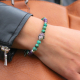Bracelet STILIVITA en acier - Collection équilibre - ANTI STRESS - turquoise - améthyste - bouddha et séparateur en acier - 1…