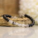 Bracelet STILIVITA en acier - Collection équilibre - PROTECTION ET BIEN ETRE - tourmaline noire - quartz tourmaliné - séparat…