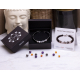 Bracelet STILIVITA en acier - Collection équilibre - PROTECTION ET BIEN ETRE - tourmaline noire - quartz tourmaliné - séparat…