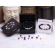 Bracelet STILIVITA en acier - Collection équilibre - PROTECTION ET BIEN ETRE - tourmaline noire - quartz tourmaliné - séparat…
