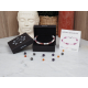 Bracelet STILIVITA en acier - Collection équilibre - AMOUR & SENSUALITÉ - opale - tourmaline rose - perles - 17+4cm