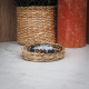 Bracelet STILIVITA en acier - Collection équilibre - MOTIVATION - œil de tigre - pierre de lave - 17+4cm