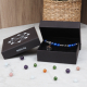 Bracelet STILIVITA en acier - Collection Médecine naturelle - ANTI DÉPRESSION -  hématite - lapis lazuli - lotus - 17+4cm