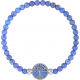Bracelet elastique - arbre de vie - lapis lazuli - diamètre 13mm - longueur 18_18,5cm
