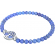 Bracelet elastique - arbre de vie - lapis lazuli - diamètre 13mm - longueur 18_18,5cm