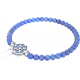 Bracelet elastique - attrape-reves - lapis lazuli - diamètre 13mm - longueur 18_18,5cm