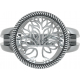 Bague argent rhodié 4,5g - arbre de vie - diamètre 15mm - Taille 50 à 64