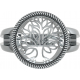 Bague argent rhodié 4,5g - arbre de vie - diamètre 15mm - Taille 50 à 64