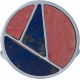 Bague acier - rhodonite - lapis lazuli - diamètre 20mm - T50 à 64