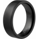 Bague en zirconium - noir - finition brossée - 7mm - T56 à 70