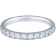 Bague en titane - 2,5mm - zircons - T50 à 64