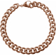 Bracelet en acier - marron - largeur 7mm - longeur 22cm