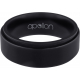 Bague tungstène - spiner anti-stress en titanium noir - 8mm - 56 à 70