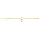 Bracelet argent doré - Peridot - 2,1g - 15+5cm