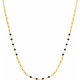 Collier argent doré -  Spinel - 3,9g - 40+5cm