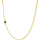 Collier argent doré -  Peridot - 3,5g - 40+5cm