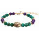 BRACELET STILIVITA GOLD Equilibre Anti stress 6mm acier 17 + 4cm