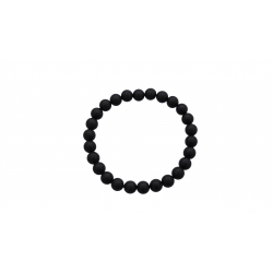 Bracelet élastique Onyx 8mm - 21cm