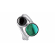 Bague argent 2cabochon 8x6mm - Malachite et Onyx T50 à 62 3,5g