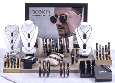 BIJOUX HOMME APOLLON - COLLECTION CUIR