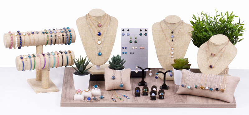 Collection ODENA 2020 - Bijoux en acier, émail et nacre
