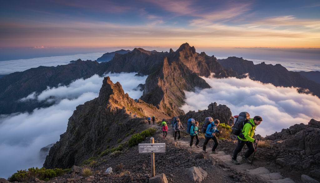 découvrez notre guide complet pour la randonnée entre pico do arieiro et pico ruivo à madère : informations sur la durée, le niveau de difficulté et des conseils essentiels pour une préparation optimale.