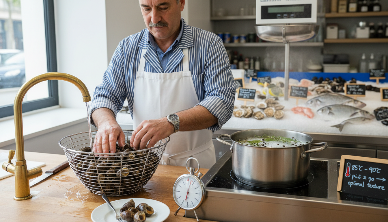 découvrez nos conseils pour réussir la cuisson des bigorneaux : maîtrisez le temps de cuisson et la préparation pour un résultat savoureux, comme chez le poissonnier.