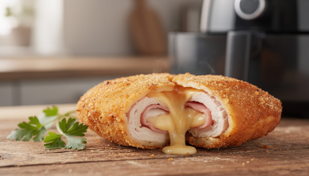 découvrez comment préparer un cordon bleu parfaitement croustillant et savoureux grâce à votre airfryer, pour un plat délicieux et facile à réaliser.